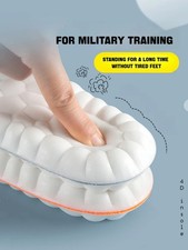 4D Soft Shoes Insoles for Feet Plantar Fasciitis Arch Support Orthopedic