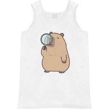 'Capybara with Magnifying Glass' Adult Vest / Tank Top AV063166 