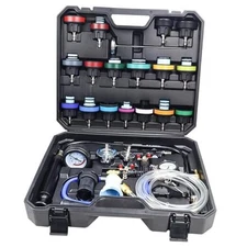 28 Pcs Universal Radiator Pressure Tester Kit,Coolant Pressure Tester kit with 