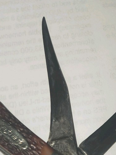 50% Off. kabar 1030 usa trapper well worn and has derlin - Picture 5 of 8