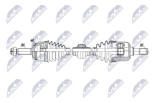 NTY NPW-HY-680 Antriebswelle Vorne Links FüR Hyundai-image