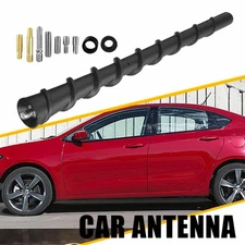 7inch Short Antenna Mast Stubby Radio AM/FM Roof Aerial Antenna Amplified Signal