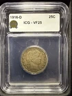 1916-D Barber Quarter Dollar – Last Year of Issue - Great Coin & Great Price