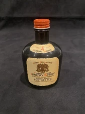 VTG 1965 Old Suntory Japanese Whisky Bottle Novelty AM Transistor Radio Display