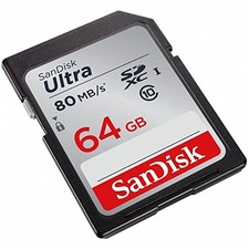 SanDisk SDXC Card UHS-1 64GB 80MB/s NEW