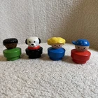 vintage 1990s Fisher-Price Little People Chunky figures