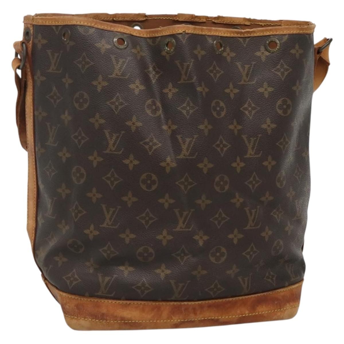 LOUIS VUITTON Monogram Noe Shoulder Bag M42224 Authentic LV 135461
