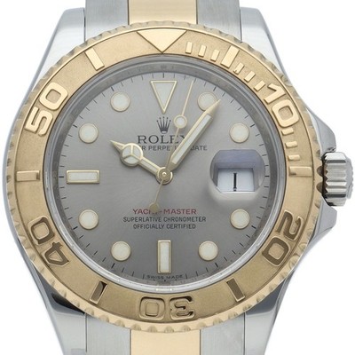 ROLEX Yachtmaster Herrenuhr Roulette 16623 (zufällig) K18YG / Edelstahl...