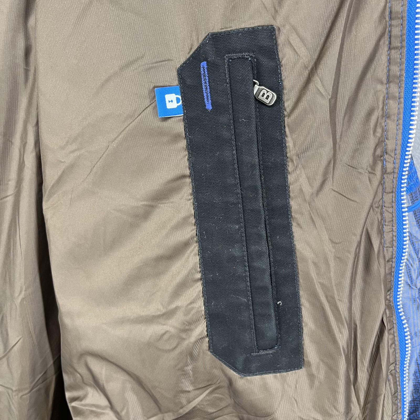 Bonfire Snowboarding Company Jacket Mens XL Blue Dakar Puffer Hooded Snowboard