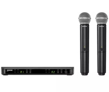 Shure BLX288/SM58 Combo T11 Dual Funksystem 2...