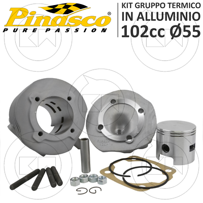 102 Polini Kit Cilindro Termico PINASCO 55 102cc Per Ape 50