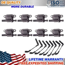 For Saab Chevy GMC Canyon 5.3L V8 2005-2020 8pcs Ignition Coil Tune Up Kit