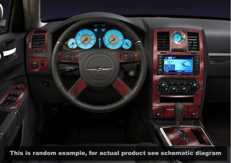 Kit de molduras de tablero BDTrims para modelo Acura CL 1997 Foto 4 de 4