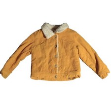 The Children's Place Kids Size XS 4 Orange Corduroy Lined Jacket