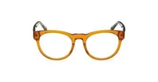 GANT GA3273 074 Amber Plastic Round Optical Eyeglasses Frame 52-20-145 GA RX