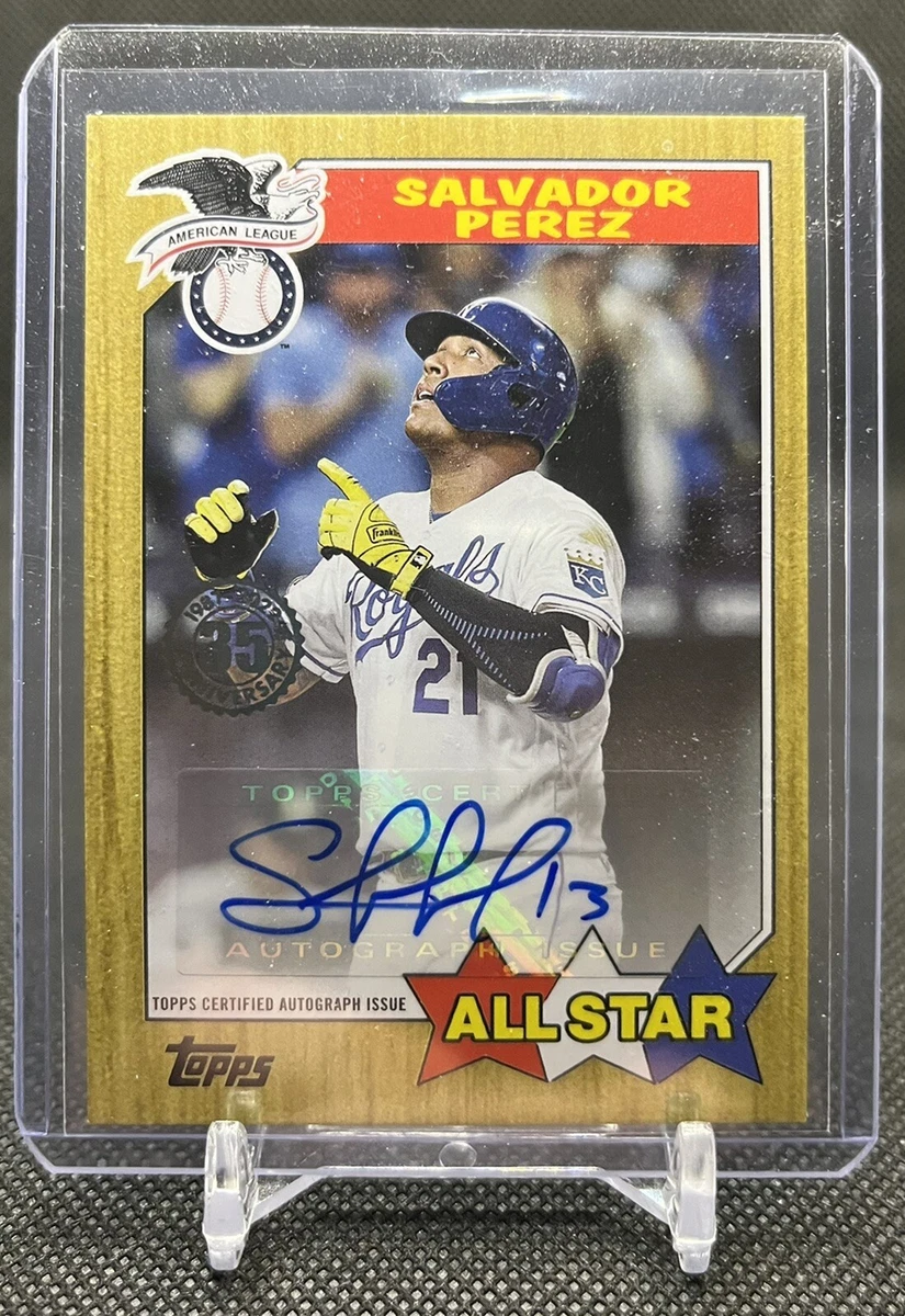 topps サルバドール・ペレス 直筆サイン 祝本塁打王！ 399枚限定Auto