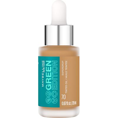 Maybelline New York Green Edition Superdrop Tinted Oil Base Makeup, Adjustable