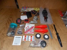 Airplane RC Parts (Engine-Chargers-Tires-Sealector & MORE) Used  11/25