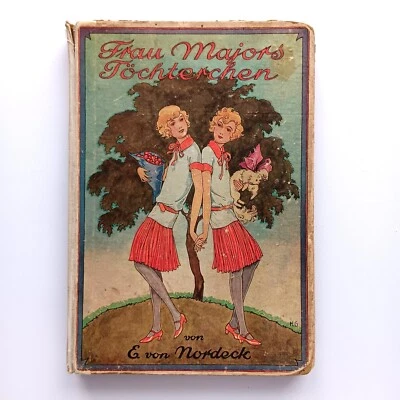 1920 Erich Nordeck, Frau Majors Töchterchen, Jugendbuch Mädchen, Weichert Verlag - Bild 1 von 4