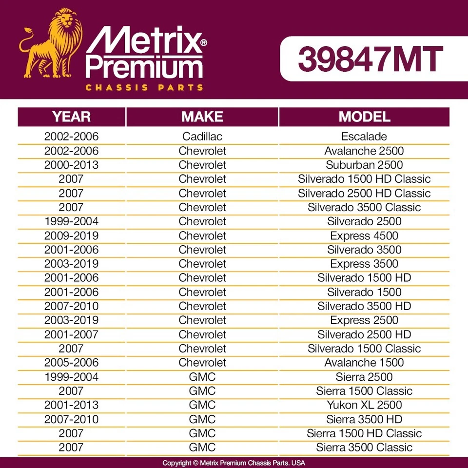 Brazo Pitman para Chevy Silverado GMC Sierra 1500 2500 3500 Hummer H2 Yukon XL 2500 Foto 2 de 4