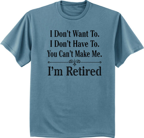 Funny Retirement Gift T-shirt Retired Tee Mens Retiring Shirt Gift Idea for Him - Picture 1 of 1