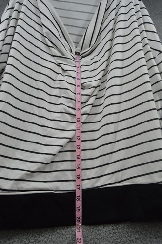 Sudadera deportiva Jones New York talla 2XL para mujer negra blanca a rayas con capucha - Imagen 5 de 5