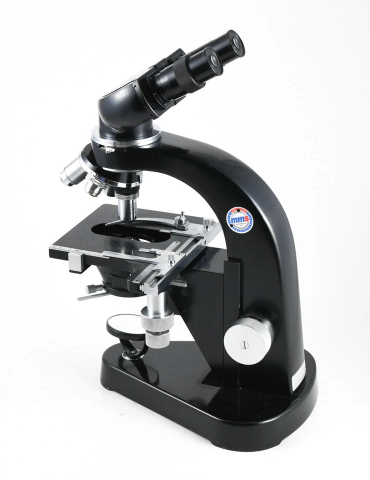 Microscope Leitz Laborlux III  + 4 objectifs+ 4 Oculaires  1956 + illuminator - Photo 4/4