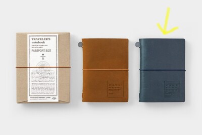 TRAVELER'S notebook Starbucks Reserve Roastery Passport Blue, Tag