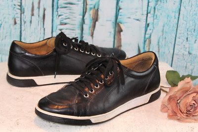 Cole Haan Black Leather Lace Up Driving Moc Toe Sneakers Men Size 10 Cole Haan Moccasin Black Casual Shoes for Men for sale | eBay main image 2
