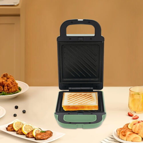 600W Desktop Electric Sandwich Maker Breakfast Machine Portable Sandwich Maker