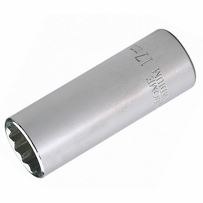 Deep Socket 6 Point - 13mm - 1/4"" Drive