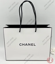 NEW CHANEL Gift Bag Shopping Bag Size: 10" Wide x 8" Height x 3" Depth Authentic