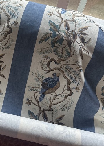 Thibaut F910861 Williamson Blue Fabric 8 yards - Picture 2 of 10