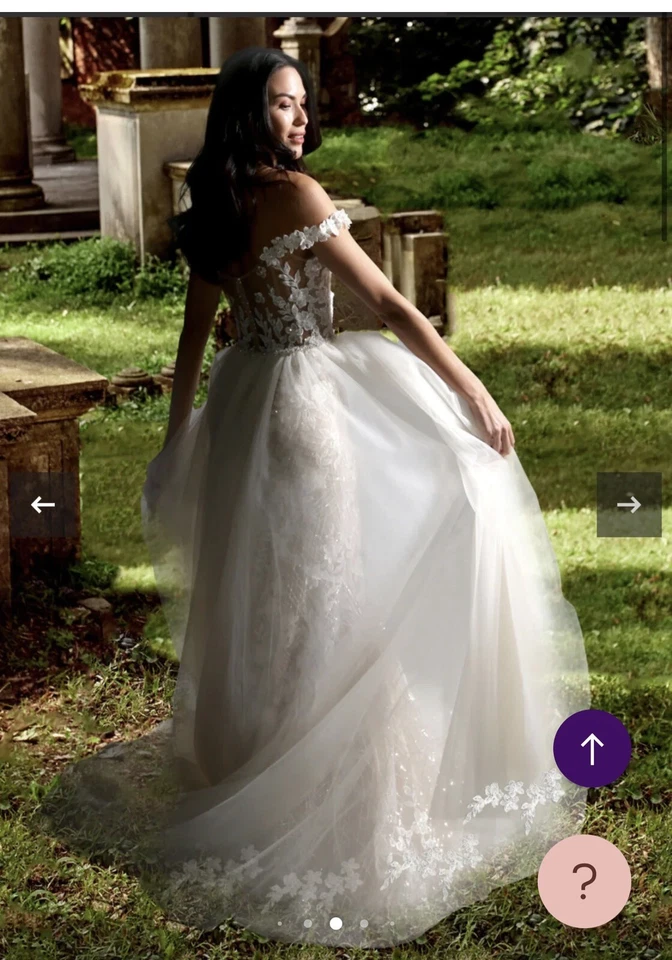 Vestido de novia Eve Of Milady 0139321 talla 14 REDUCCIÓN FINAL Foto 3 de 4