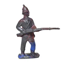 John Hill and Company Johillco Toy Soldier with Rifle England 1930s Vintage