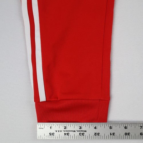 ADIDAS Joggers Boys XL Youth Sweatpants Red Trefoil Striped - Picture 11 of 11