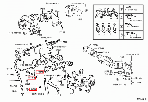 Genuine Toyota LandCruiser 105 Series HZJ Washer Gasket Set x4 - Picture 6 of 20
