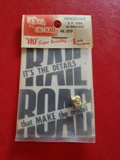HO Cal Scale Headlight Santa Fe S.F. Type w Bracket HL-209