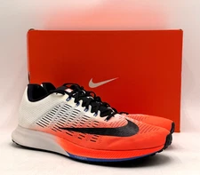 Nike AIR ZOOM ELITE 9 Men's NEW Running Sneaker White/Orange Multiple Sizes