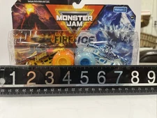 Monster Jam Fire and Ice Zombie with Northern Nightmare 2 Pack 1/64 Scale