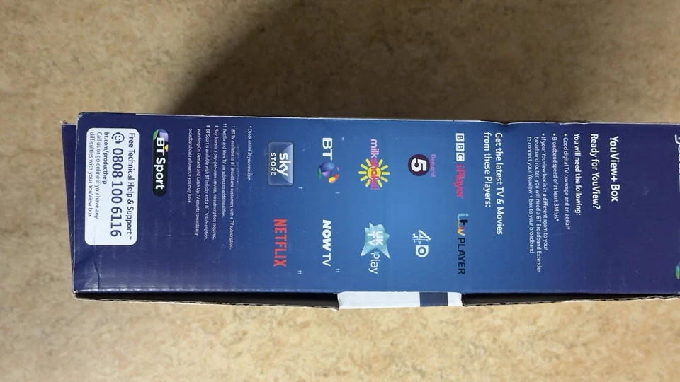 BT TV BOX DTR-T2110 500GB BT Freeview Recorder Complete Boxed - Bild 3 von 4