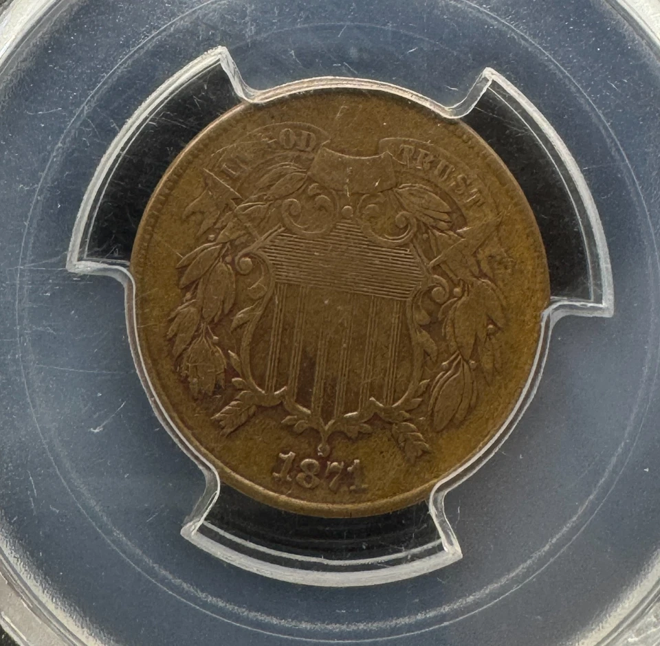 1871 2c PCGS VF30 11EXA25 - Image 2 of 4