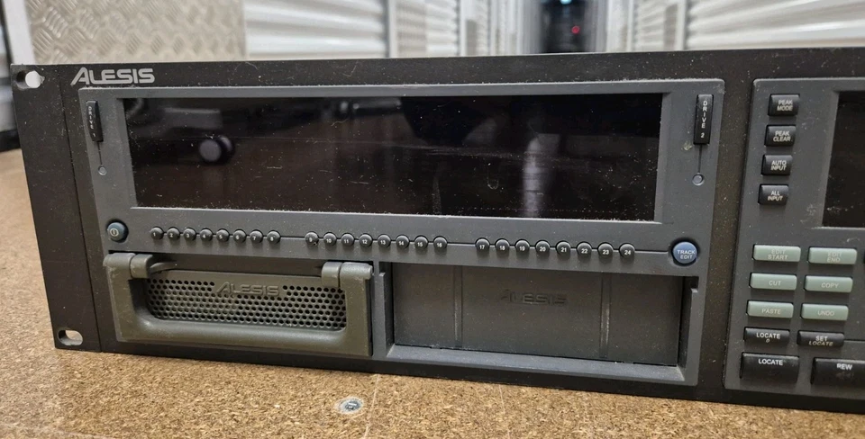 Alesis ADAT HD24 24 Track Hard Disk Recorder w/ "LRC" remote & 1 HD Caddy and HD - Image 3 of 4