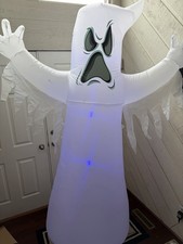 Ghost Inflatable Light Up Decoration 8' Feet Tall Spirit Halloween Tested/Works