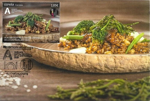 SPAIN. MAXICARD. GASTRONOMY. CREAMY RICE. ALICANTE. 2025