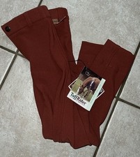 TuffRider Youth Children's Classic Front Zip Jodhpurs Rust Size 06 Riding Pants