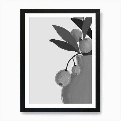 Black And White Drawing 1 Art Print Framed Wall Art Poster Canvas Print Picture