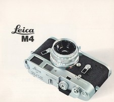 Leica M4 Sales Information Brochure 1973 English - New  Unmarked - Leitz