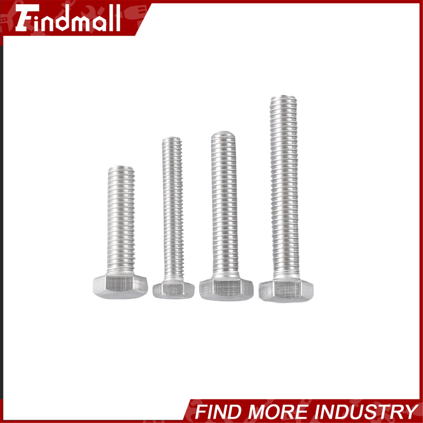 236PCS M6 M8 M10 Heavy Duty Bolts and Nuts Assortment Kit 304 Stainless Steel