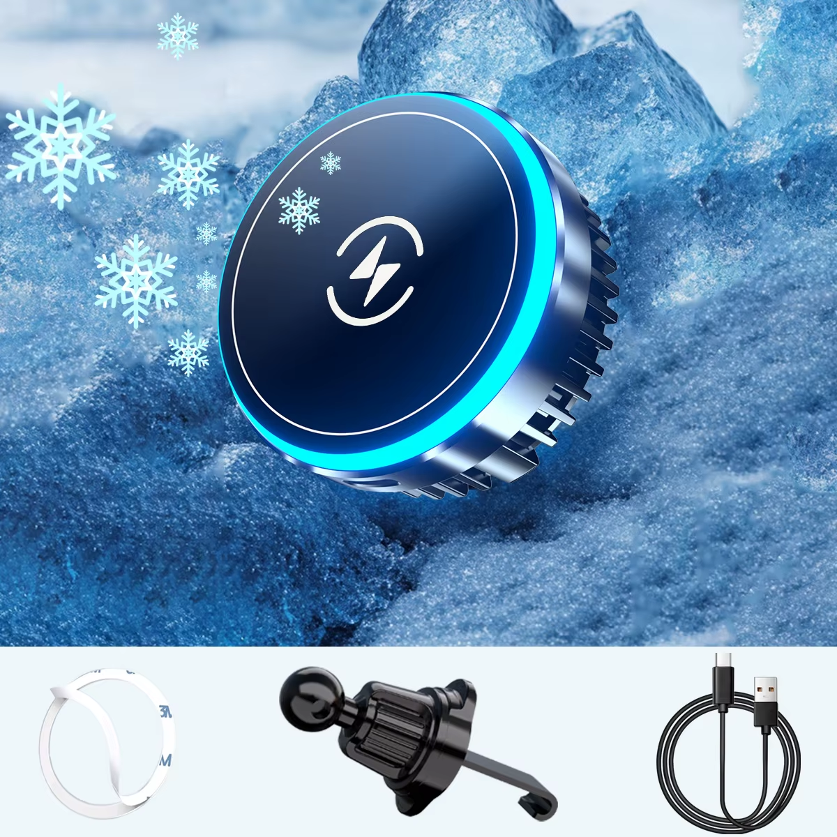 Cooling Phone Holder Car Magnetic Phone Cooler Semiconductor Active Coolers Cool